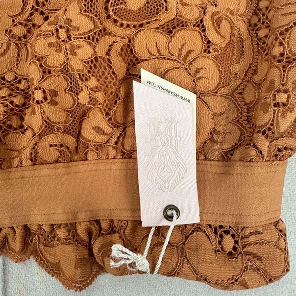 We Are HAH Got Ur Back Bra Brown Sugar Lace Size S - Picture 3 of 5